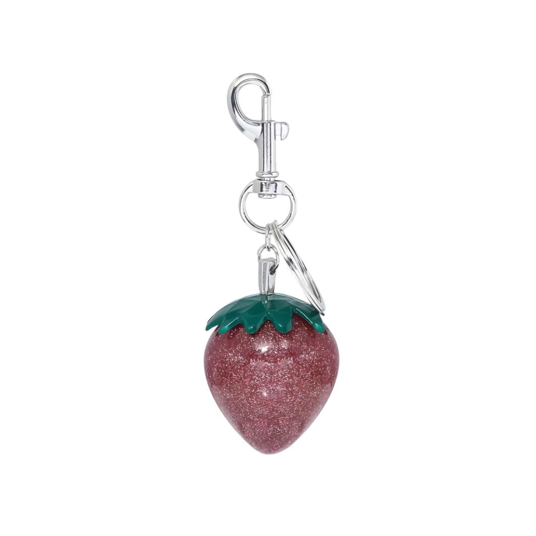 Norel Charm Silver Strawberry