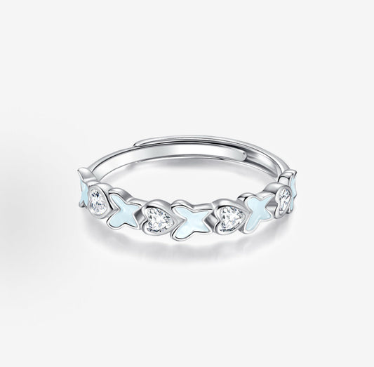 Anillo Mariposa Jardín de Ensueño Luminosa