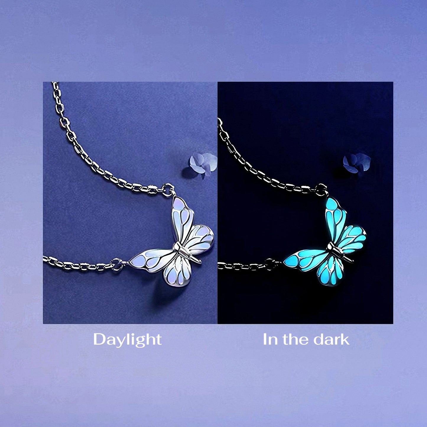 Pulsera Mariposa Morada Luminosa (EDICIÓN LIMITADA)