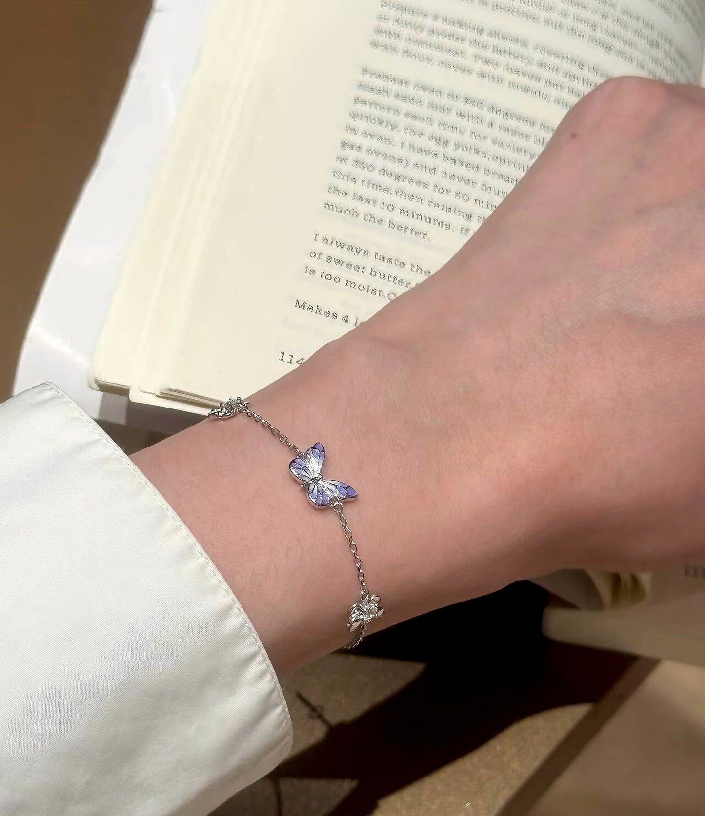 Pulsera Mariposa Morada Luminosa (EDICIÓN LIMITADA)