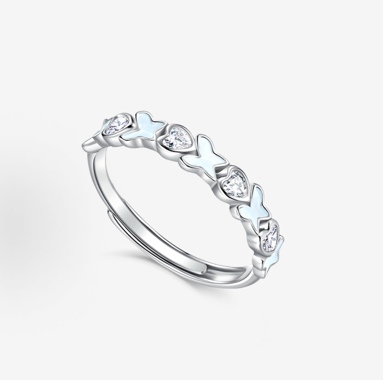 Anillo Mariposa Jardín de Ensueño Luminosa