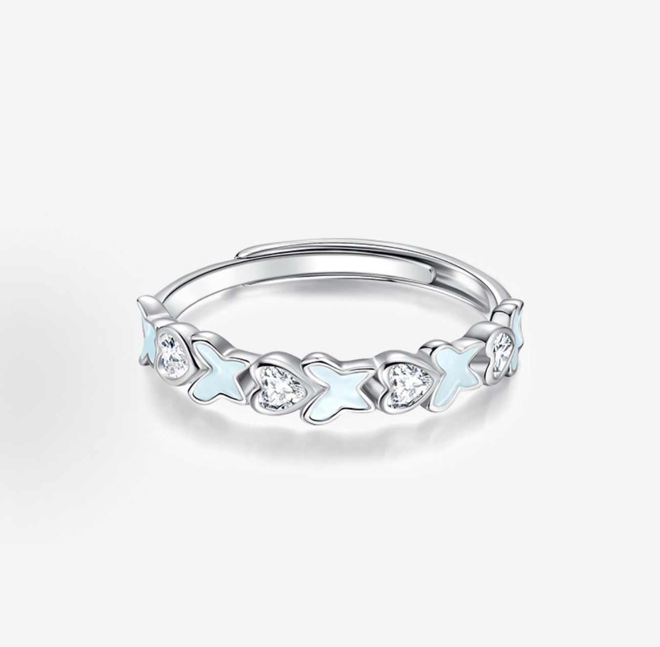 Anillo Mariposa Jardín de Ensueño Luminosa